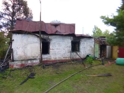В Михайловском районе сгорел жилой дом